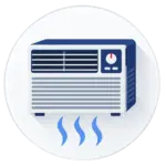 Frigidaire air conditioner repair icon